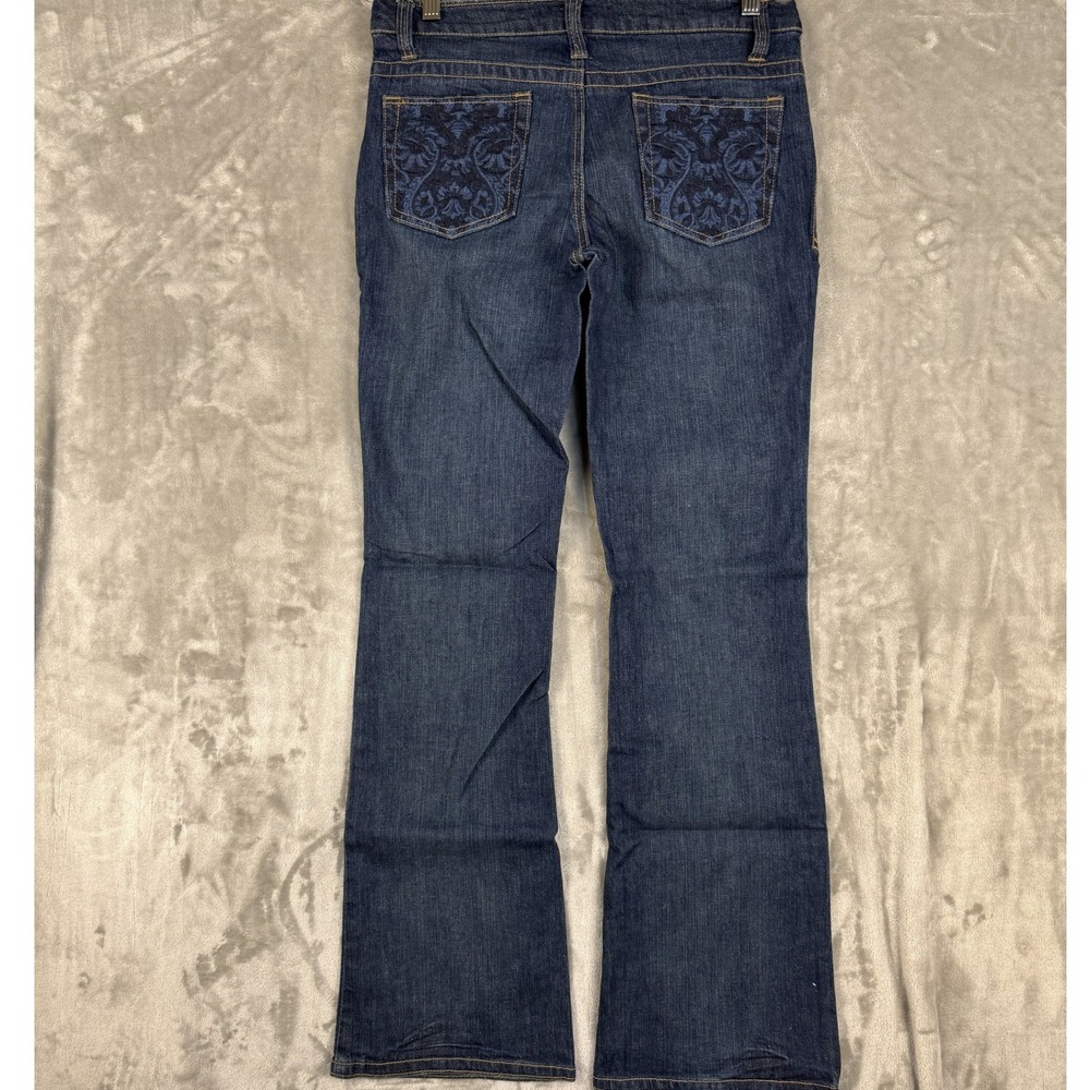 Y2K‎ Guess Jeans Women's Bootcut Dark Wash Embroidered Back Pockets Size 28 - Picture 2 of 7